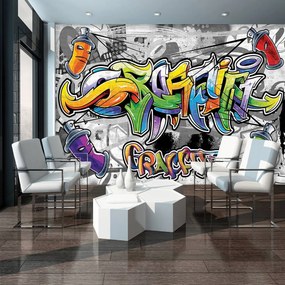 Fototapet - Graffiti colorat (254x184 cm)