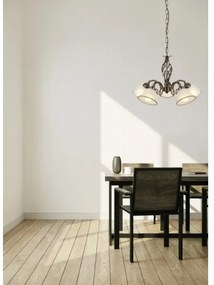 Lustră pe lanț Globo 60208-5 ODIN 5xE27/60W/230V