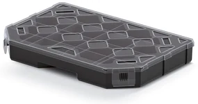 Organizator 28,4 × 19,5 × 4 cm, separatoare, negru
