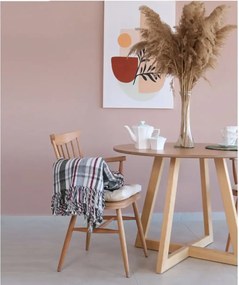 Masa rotund  dining din lemn  Homs, seria A-620,90 x 75 cm,30176