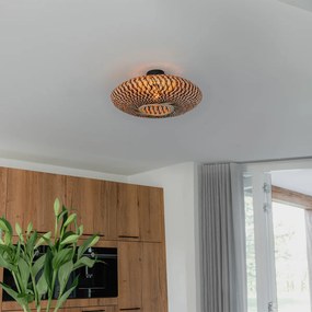Plafoniera orientala din bambus negru 50 cm - Ostrava