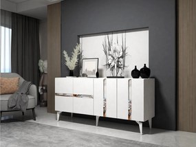 Dulap Vekika 1 (alb + arigintiu) . 1093526