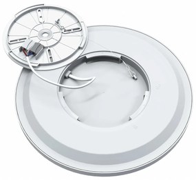 Plafoniera LED Glitter KL151085, dimabila, 36W, 3500lm, lumina calda+neutra+rece, IP20, alba, Klausen