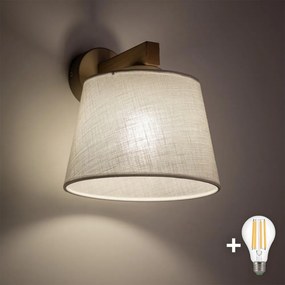 BRILAGI - Aplica LED de perete LATTE SABIA 1xE27/15W/230V pin/alb