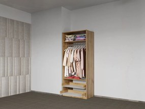 Dulap dormitor Stejar Levi C03
