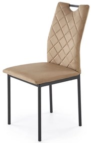Scaun K577 velvet bej/negru H93 cm