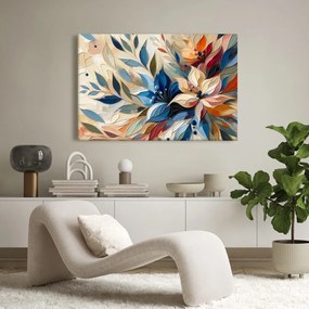 Tablou frunze florale colorate