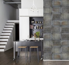 Fototapet, Tin Plates, Ontario, Black, Rebel Walls