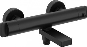Baterie cada termostatata culoare neagra Deante Negru mat