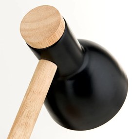 Veioza/Lampa de birou reglabila ANIKA lemn/negru