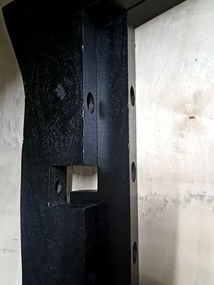 OFERTA Scaun gri deschis BALI MARK cu picioare negre II. calitate