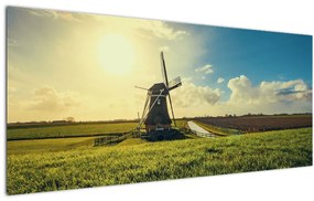 Tablou - Mori de vânt (120x50 cm)