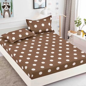 Lenjerie de pat 3 cu elastic 100% bumbac - a740 de la Onesleep