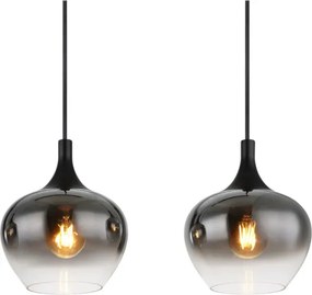 Globo 15548-4H - Lustră suspendată pe cablu MAXY 4xE27/40W/230V, neagră