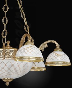 Candelabru din alama design italian 6+2L 7102
