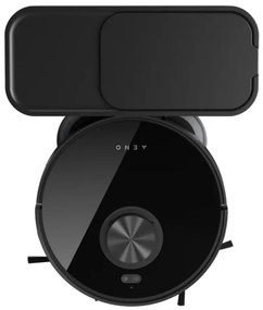 Aspirator robotic AENO ARC0005S, 4000Pa, 3000 mAh, 120 m2, Mapare, Wi-Fi, Comenzi vocale, Autonomie până la 120 min, Negru