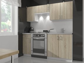 Dulap superior de bucătărie Lula W40 H720 (alb + stejar sonoma). 1068996