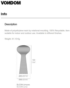 CORP DE ILUMINAT LED DECORATIV BLOOM LAMP