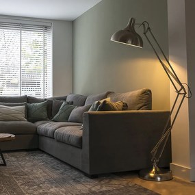 Lampa de podea inteligenta din otel cu Wi-Fi A60 - Hobby