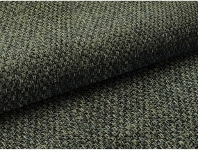 Pat matrimonial verde tapițat cu spațiu de depozitare cu somieră 180x200 cm Mano – Makamii