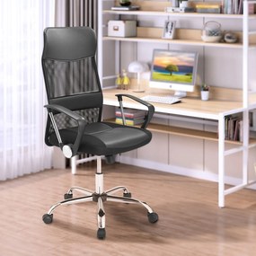 Jusky Scaun de birou Austin - negru