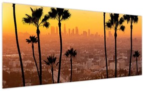 Tablou - Panorama din Los Angeles (120x50 cm)