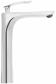 Baterie Orbit inalta argintie H29 cm