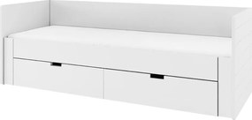 Patul extensibil, alb, 90/180x200, ANTONY