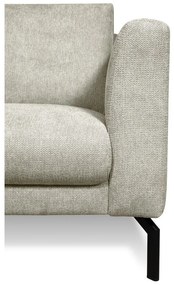 Canapea bej cu tapițerie din chenille 216 cm Gomero – Scandic