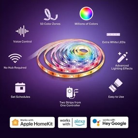 TP-Link - Bandă LED RGBW dimabilă 5 m LED/24W/230V Wi-Fi