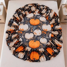 Cearsaf din microfibra MAGIC PUMPKIN colorat 180x200 cm