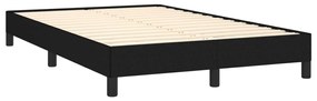 379484 vidaXL Cadru de pat, negru, 120x190 cm, material textil