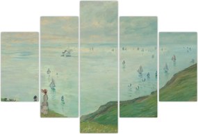 Tablou - Henri Fantin-Latour, Cliffs at Pourville, reproducere (150x105 cm)