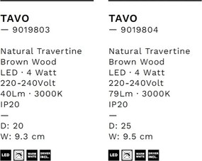 Aplica de perete LED decorativa TAVO