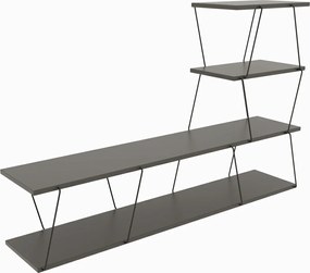 Comoda TV, Hanah Home, Ilgaz, 150x93x30 cm, Antracit