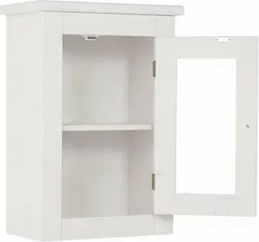 Dulap suspendat 45 cm cu 1 usa Comad Romantic alb