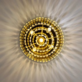 Brilagi - Plafonieră LED cu cristale MOZART 5xE14/40W/230V aurie