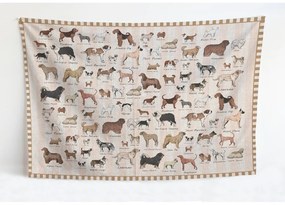 Cuvertură de pat dublu 170x240 cm Dog Types – Little Nice Things