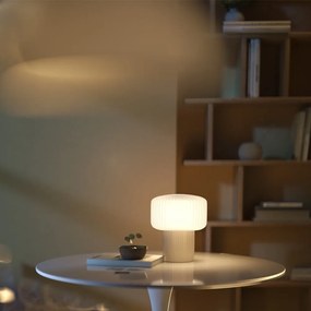 Veioza, Lampa de masa ceramica bej Omaggio