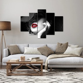 Tablou - Femeie cu pălărie (150x105 cm)