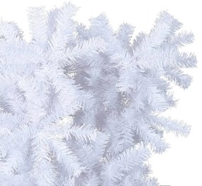 Brad de Craciun artificial inversat, cu suport, alb, 150 cm Alb, 150 x 80 cm, 1