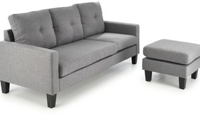 Canapea cu taburete Gerdon (gri). 1092527