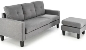 Canapea cu taburete Gerdon (gri). Promo -6%. 1092527