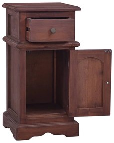 Noptiera, maro clasic, lemn masiv de mahon 1, Maro inchis