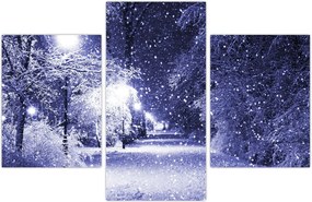 Tablou - Noaptea magică de iarnă (90x60 cm)