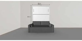 Set pat Rabatabil Dublu cu Canapea - Royal Case Confort SET (150X200)