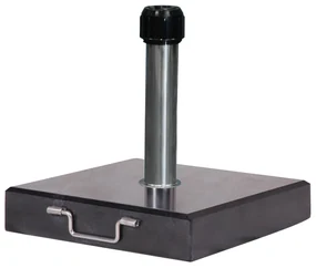 Suport granit Platinum Rome pentru umbrela terasa negru, 30 kg