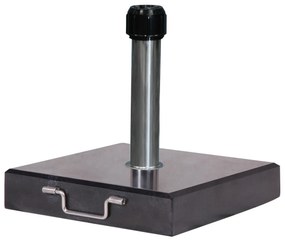 Suport granit Platinum Rome pentru umbrela terasa negru, 60 kg