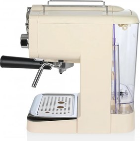Espressor ZILAN ZLN2992, 1100 W, 15 bar, 1,25 l, Preparare dubla, Portafiltru, Spuma de lapte calda si rece, Reglare temperatura, Crem