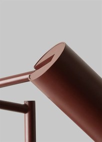Aplica perete din metal cu brat articulat Bilbao visiniu